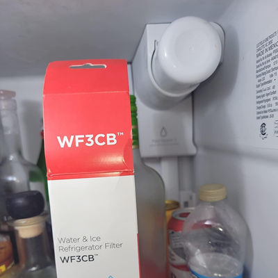 Φίλτρο νερού ψυγείου WF3CB Αντικατάσταση λευκό 1 μετρητής για οικιακή προ-φιλτράρισμα